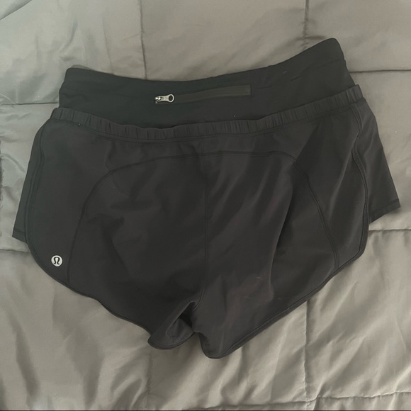 Lululemon Shorts w/ Zipper & Double Lining - Picture 2 of 3